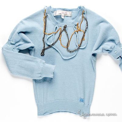 Джемпер Fracomina mini, цвет цвет голубой