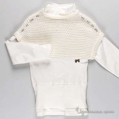 Кофта Fracomina mini, цвет цвет кремовый