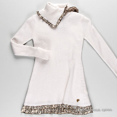 Платье Fracomina mini, цвет цвет кремовый