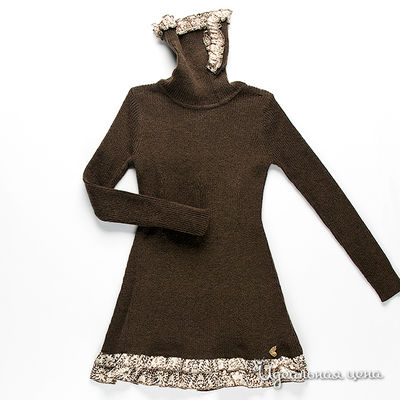 Платье Fracomina mini, цвет цвет хаки