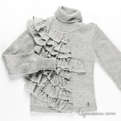 Свитер Fracomina mini, цвет цвет светло-серый