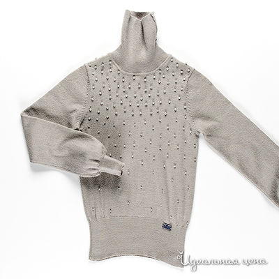 Водолазка Fracomina mini, цвет цвет светло-серый