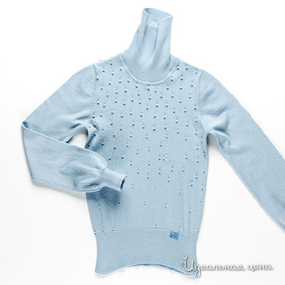 Водолазка Fracomina mini, цвет цвет голубой