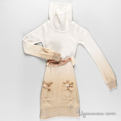 Туника Fracomina mini, цвет цвет кремовый