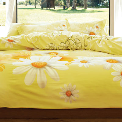 Постельное белье Tac Serrano желтое, 2-спальное