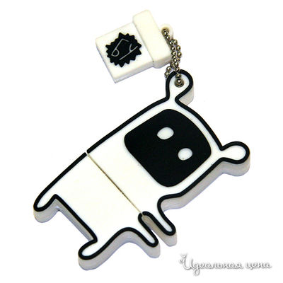 Флешка Baramba, цвет цвет черный / белый