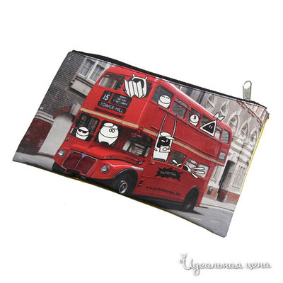 Пенал Baramba, цвет цвет черный / принт