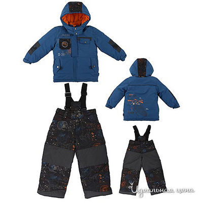 Коплект Peluche et Tartine, цвет цвет синий / серый