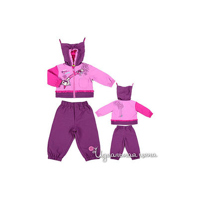 Комплект Peluche et Tartine, цвет цвет фиолетовый