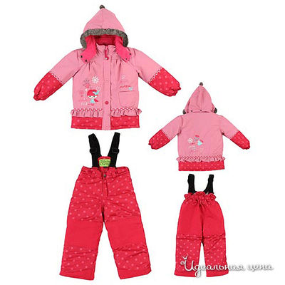 Комплект Peluche et Tartine, цвет цвет розовый