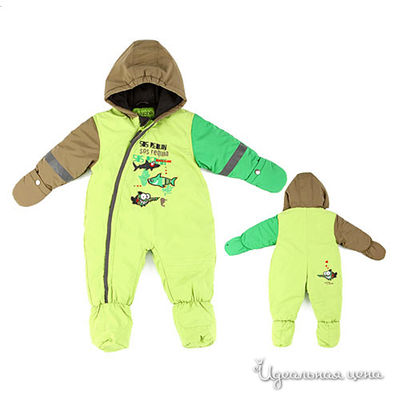 Комбинезон Peluche et Tartine, цвет цвет салатовый