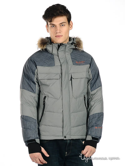 Пуховик Valianly, цвет цвет светло-серый