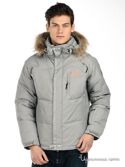 Пуховик Valianly, цвет цвет светло-серый