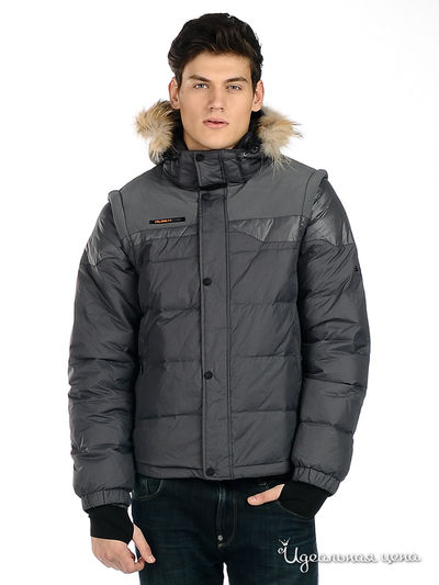 Пуховик Valianly, цвет цвет серый