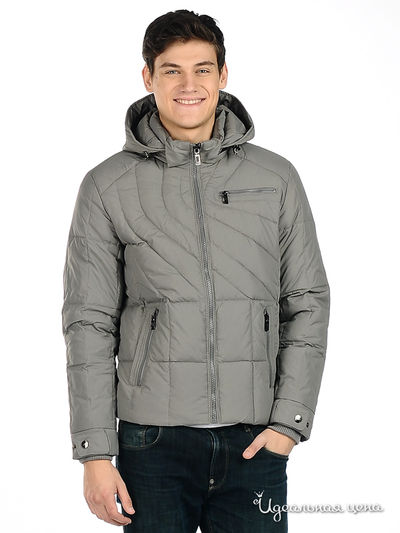 Пуховик Valianly, цвет цвет серый