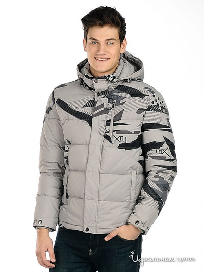 Пуховик Valianly, цвет цвет серо-бежевый