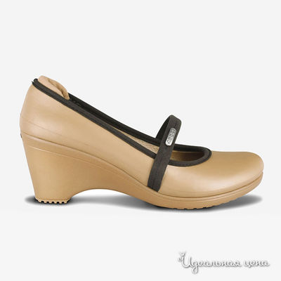 Туфли Crocs, цвет цвет бежевый