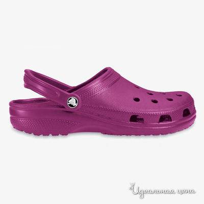 Сабо Crocs, цвет цвет темная фуксия
