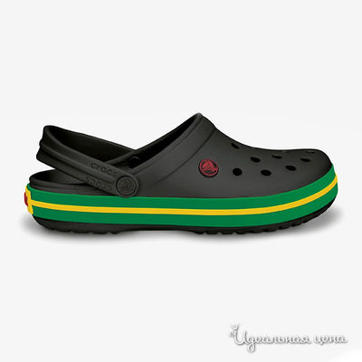 Сабо Crocs, цвет цвет черный / зеленый