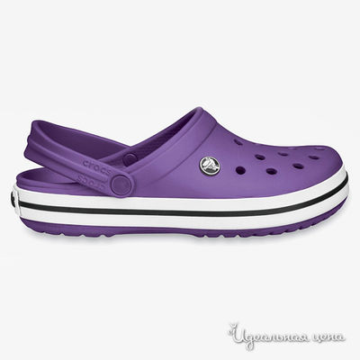 Сабо Crocs, цвет цвет фиолетовый / белый