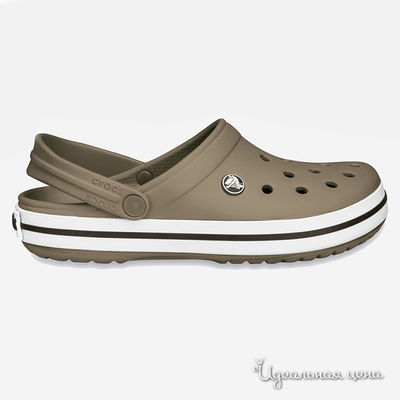 Сабо Crocs, цвет цвет бежево-серый / белый
