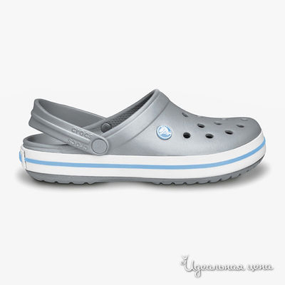 Сабо Crocs, цвет цвет серебристый / белый