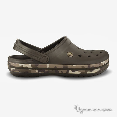 Сабо Crocs, цвет цвет коричневый / принт хаки