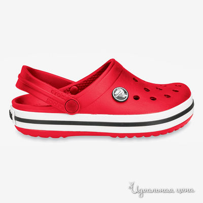 Сабо Crocs, цвет цвет красный / белый