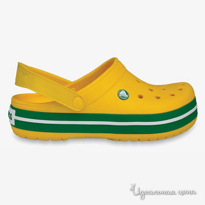 Сабо Crocs, цвет цвет желтый / зеленый