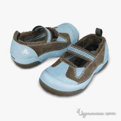 Сандали Crocs, цвет цвет голубой / коричневый