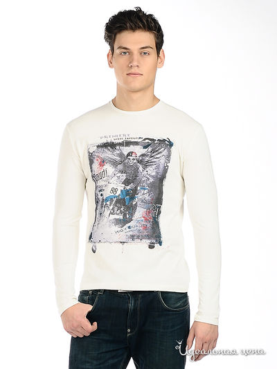 Лонгслив Gaudi, цвет цвет белый