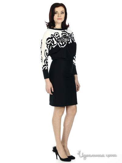 Платье MadamT, цвет цвет темно-синий / молочный