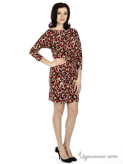 Платье MadamT, цвет цвет коричневый / красный