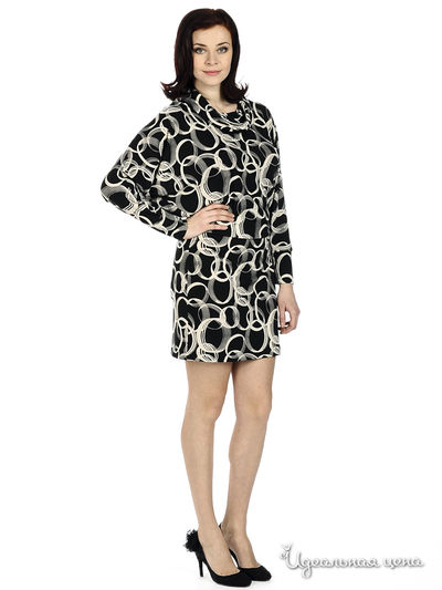 Платье MadamT, цвет цвет черный / молочный