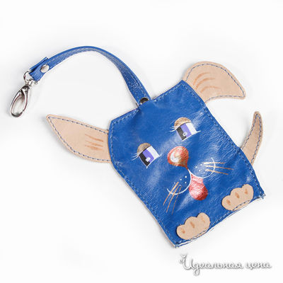 Чехол для ключей Кажан, цвет цвет синий