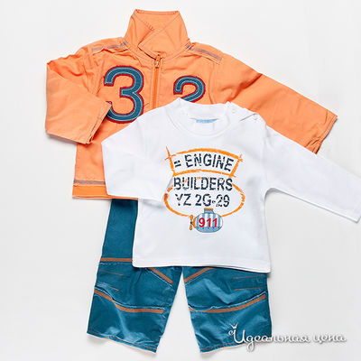 Комплект Best for kids, цвет цвет оранжевый / синий / белый