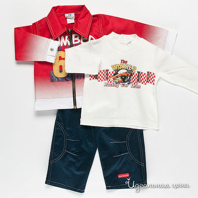 Комплект Best for kids, цвет цвет синий / белый / красный