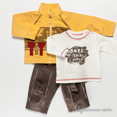 Комплект Best for kids, цвет цвет коричневый / белый / желтый