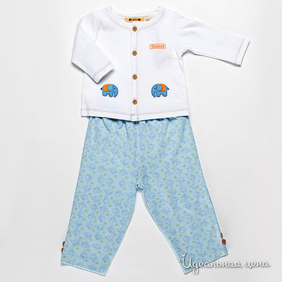 Комплект Best for kids, цвет цвет голубой / белый