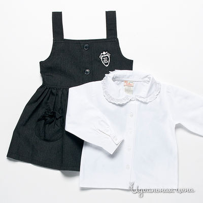 Комплект Best for kids, цвет цвет темно-серый / белый