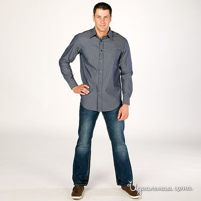 Рубашка Unibrend, цвет цвет серый