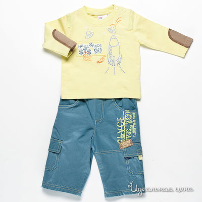 Комплект Best for kids, цвет цвет лимонный / голубой