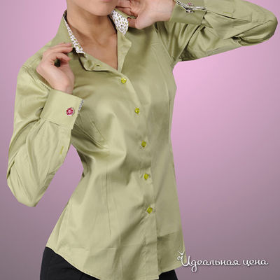 Рубашка Alonzo Corrado женская, цвет зеленый