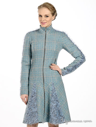 Пальто Maria Rybalchenko, цвет цвет голубой