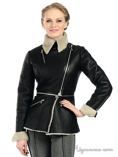 Дубленка Maria Rybalchenko, цвет цвет черный