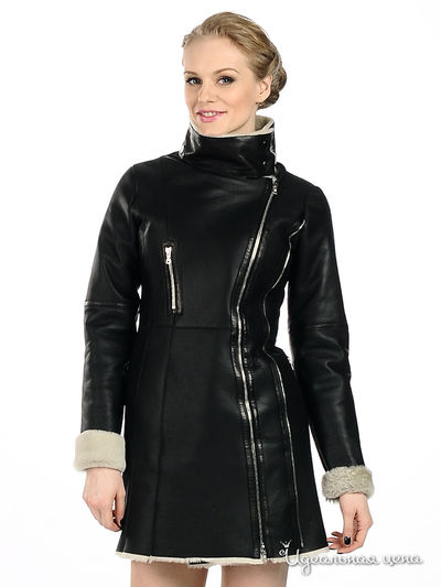 Дубленка Maria Rybalchenko, цвет цвет черный