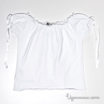 Блузка Grammy для девочки, цвет белый