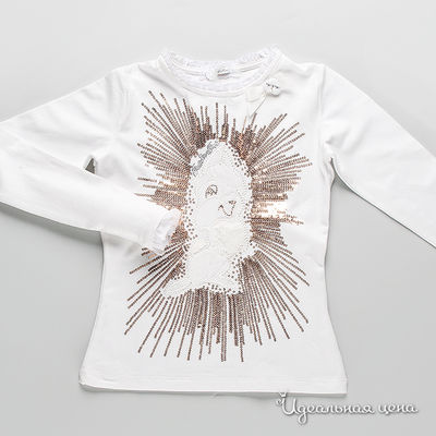 Лонгслив Fun&Fun girl, цвет цвет белый