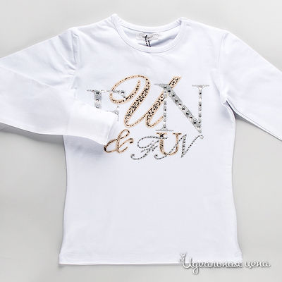 Лонгслив Fun&Fun girl, цвет цвет белый