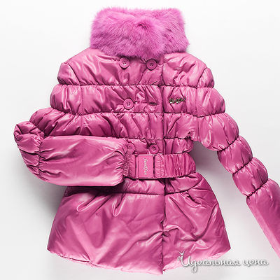 Пальто Fun&Fun girl, цвет цвет фуксия